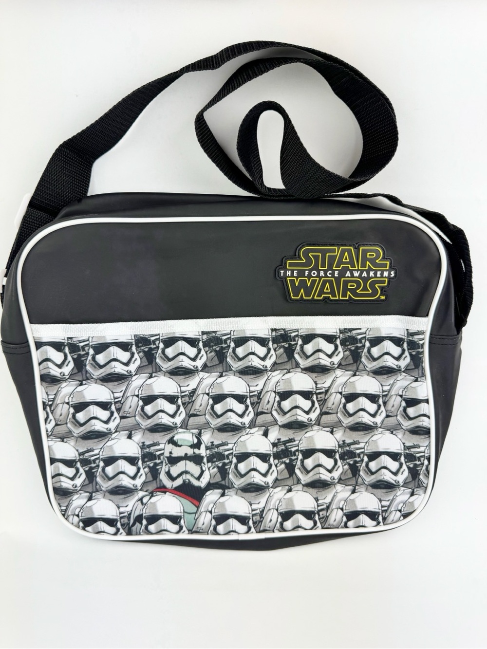 Star Wars Episode 7 Messenger Bag Black Stormtrooper Print Crossbody